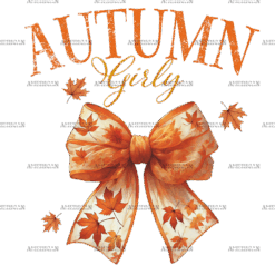 Autumn Girly Bow-2 DTF Transfer