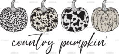 Country Pumpkin DTF Transfer