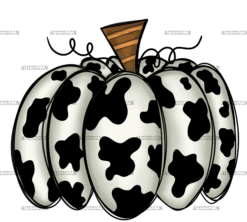 Cow Pumpkin DTF Transfer