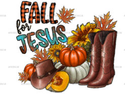 Fall For Jesus DTF Transfer