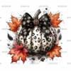 Fall Pumpkin Bow-1 DTF Transfer