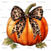 Fall Pumpkin Bow-3 DTF Transfer