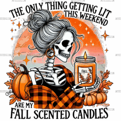 Fall Scented Candles DTF Transfer