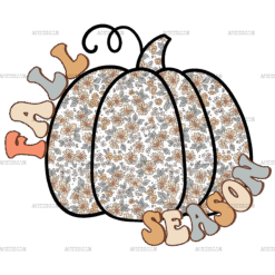 Fall Season Pumpkin DTF Transfer