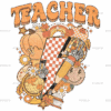Fall Teacher Dotted DTF Transfer