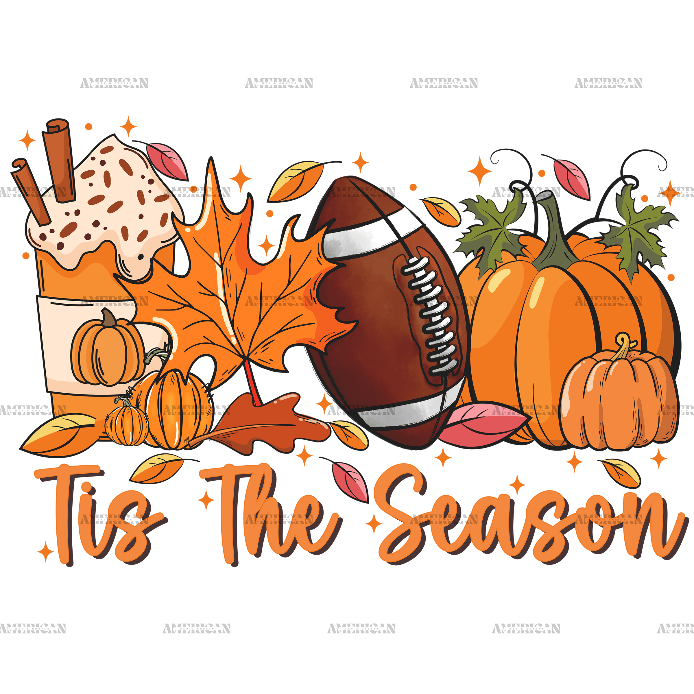 Fall Tis The Season Football DTF Transfer