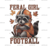 Feral Girl Football-2 DTF Transfer