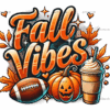 Football Fall Vibes-2 DTF Transfer