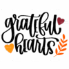 Grateful Hearts DTF Transfer