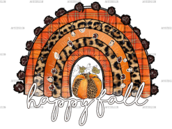 Happy Fall DTF Transfer