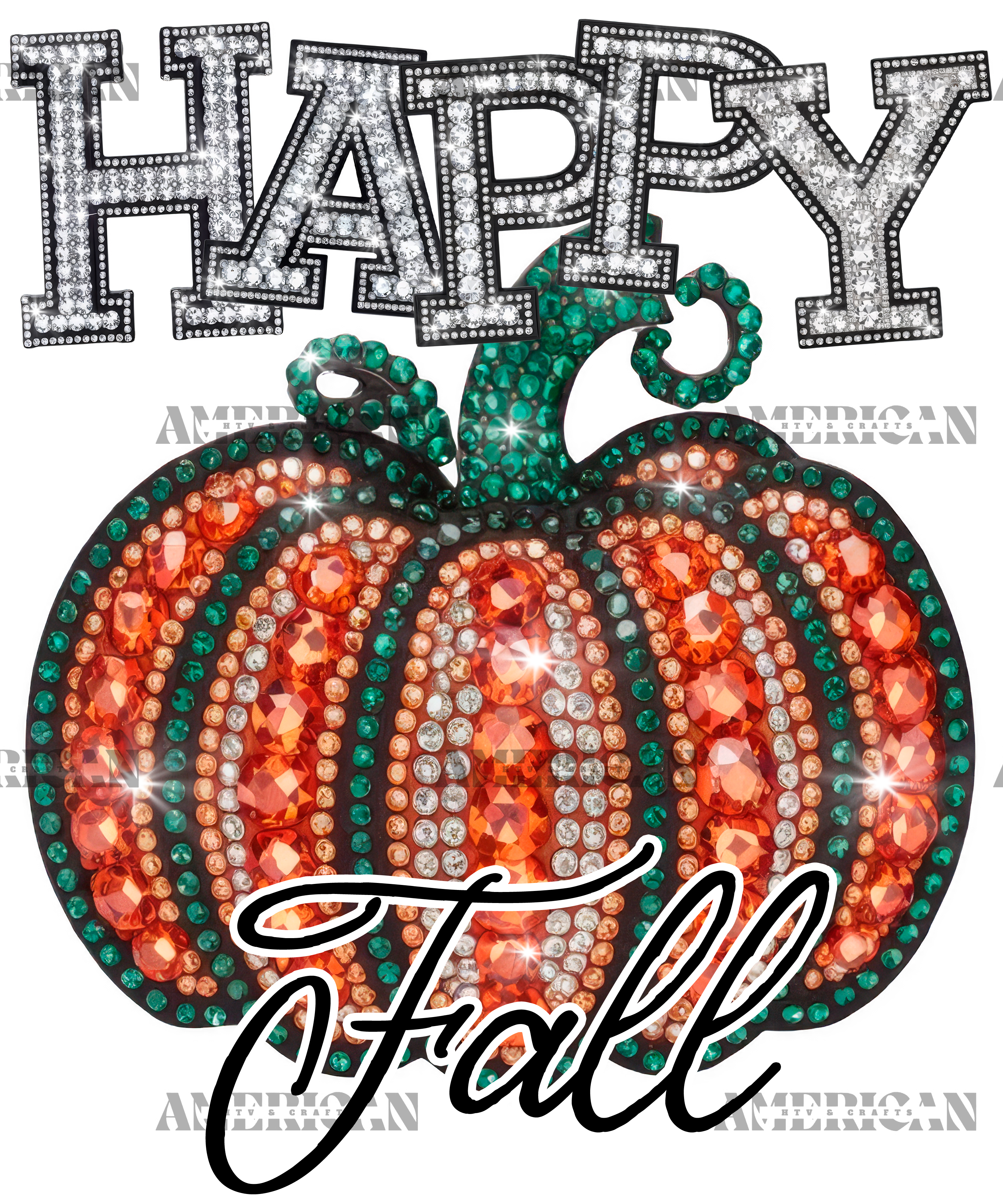 Happy Fall Pumpkin DTF Transfer