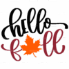 Hello Fall DTF Transfer