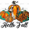 Hello Fall Pumpkins-1 DTF Transfer