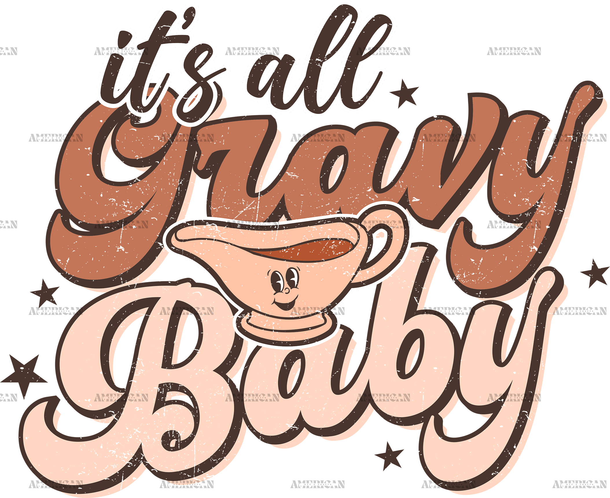 Its All Gravy Baby DTF Transfer