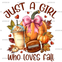 Just A Girl Who Loves Fall DTF Transfer