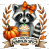 Just A Girl Who Loves Pumpkin Spice-2 DTF Transfer