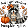 Just A Girl Who Loves Pumpkin Spice-4 DTF Transfer