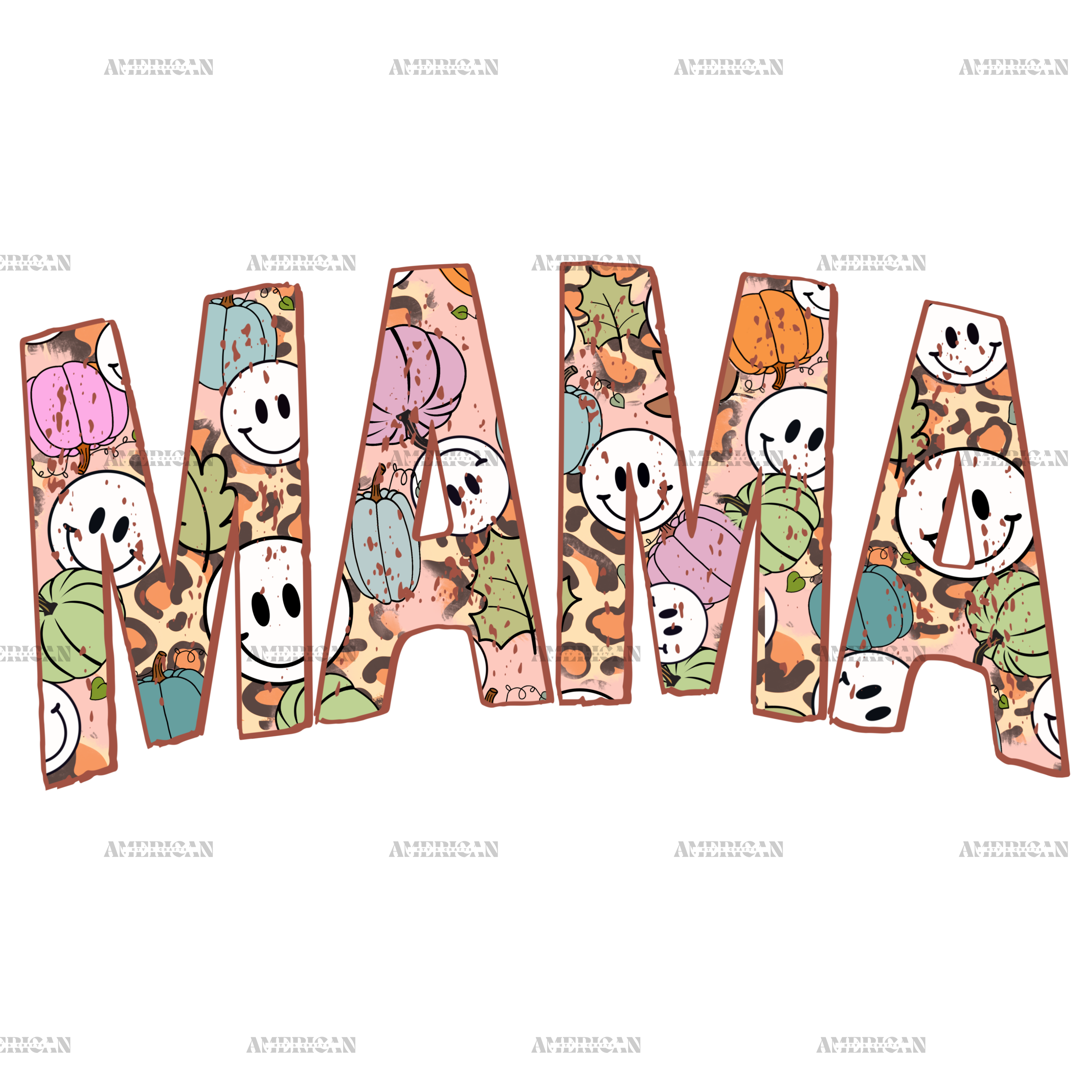 Mama Fall DTF Transfer