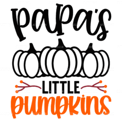 Papa's Little Pumpkins DTF Transfer