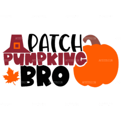 Patch Pumpking Bro DTF Transfer