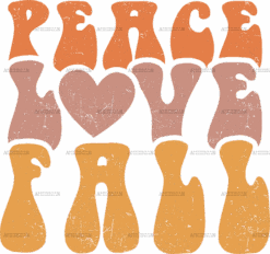 Peace Love Fall DTF Transfer