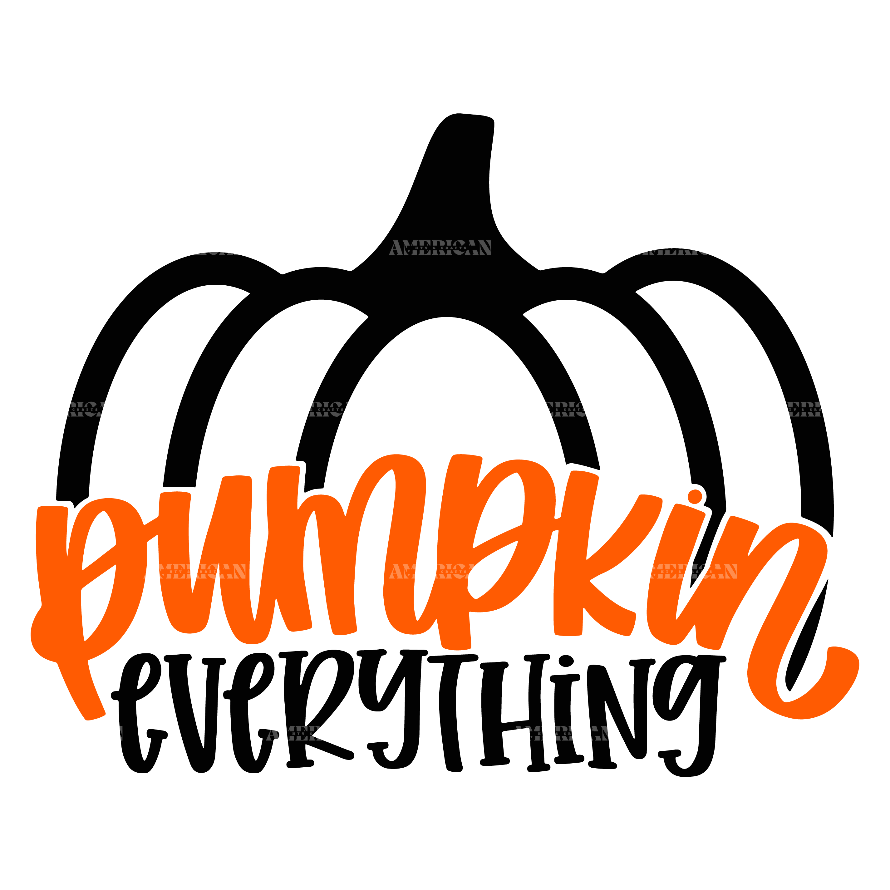 Pumpkin Everything DTF Transfer