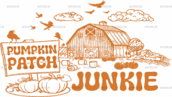 Pumpkin Patch Junkie DTF Transfer