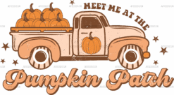 Pumpkin Patch Truck DTF Transfer