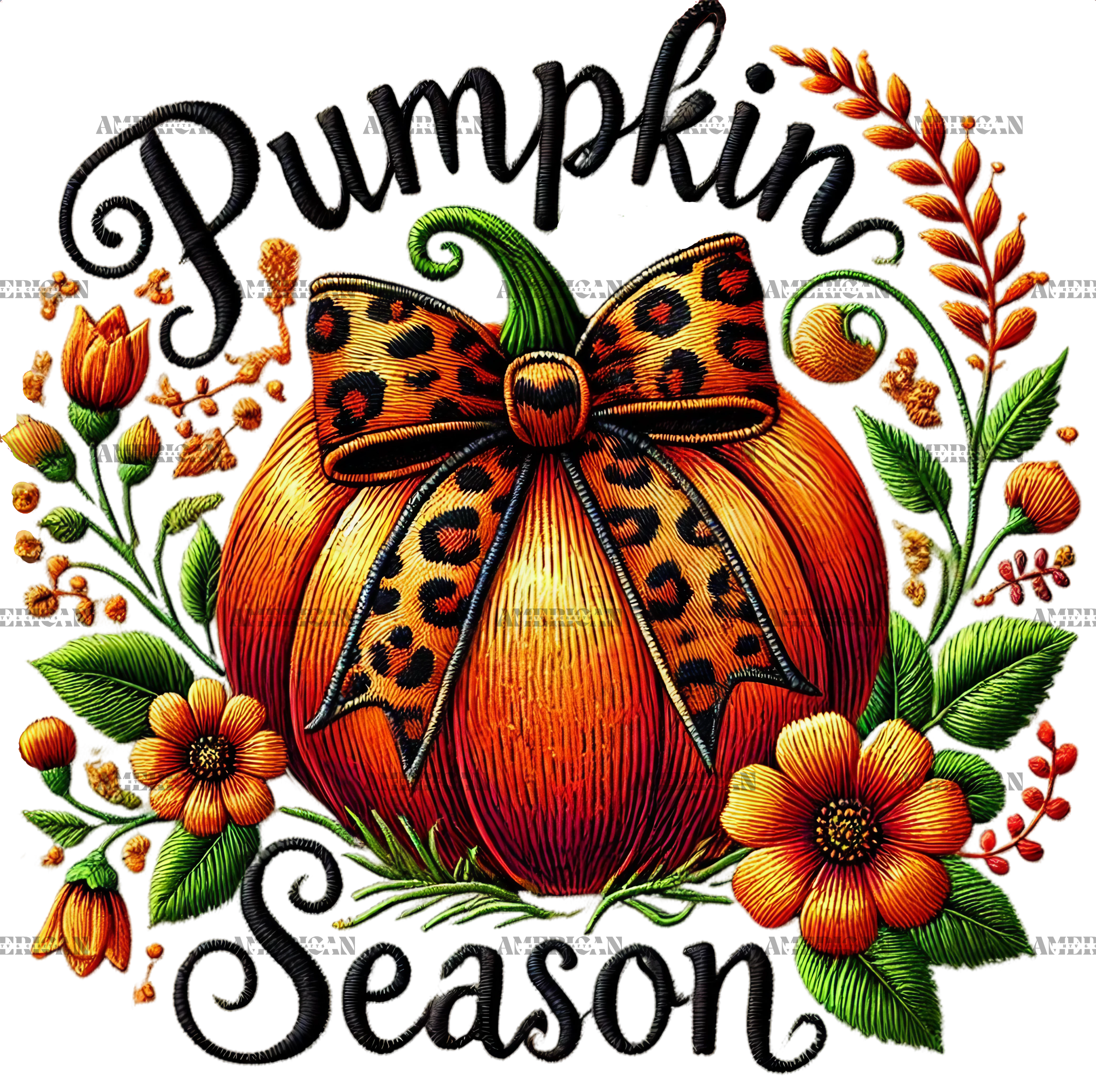 Pumpkin Season-11 DTF Transfer