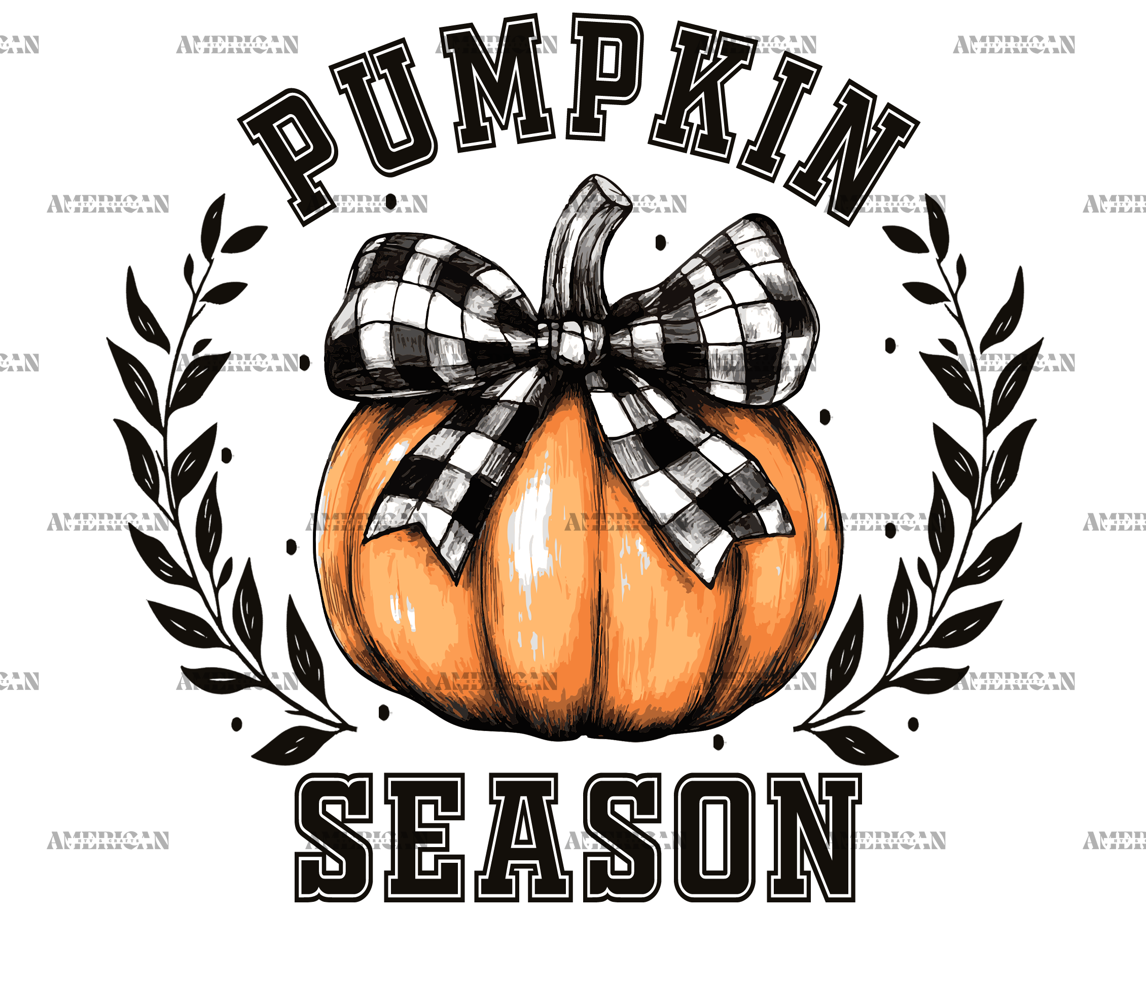 Pumpkin Season-14 DTF Transfer