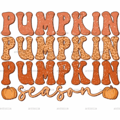 Pumpkin Season-3 Dotted DTF Transfer