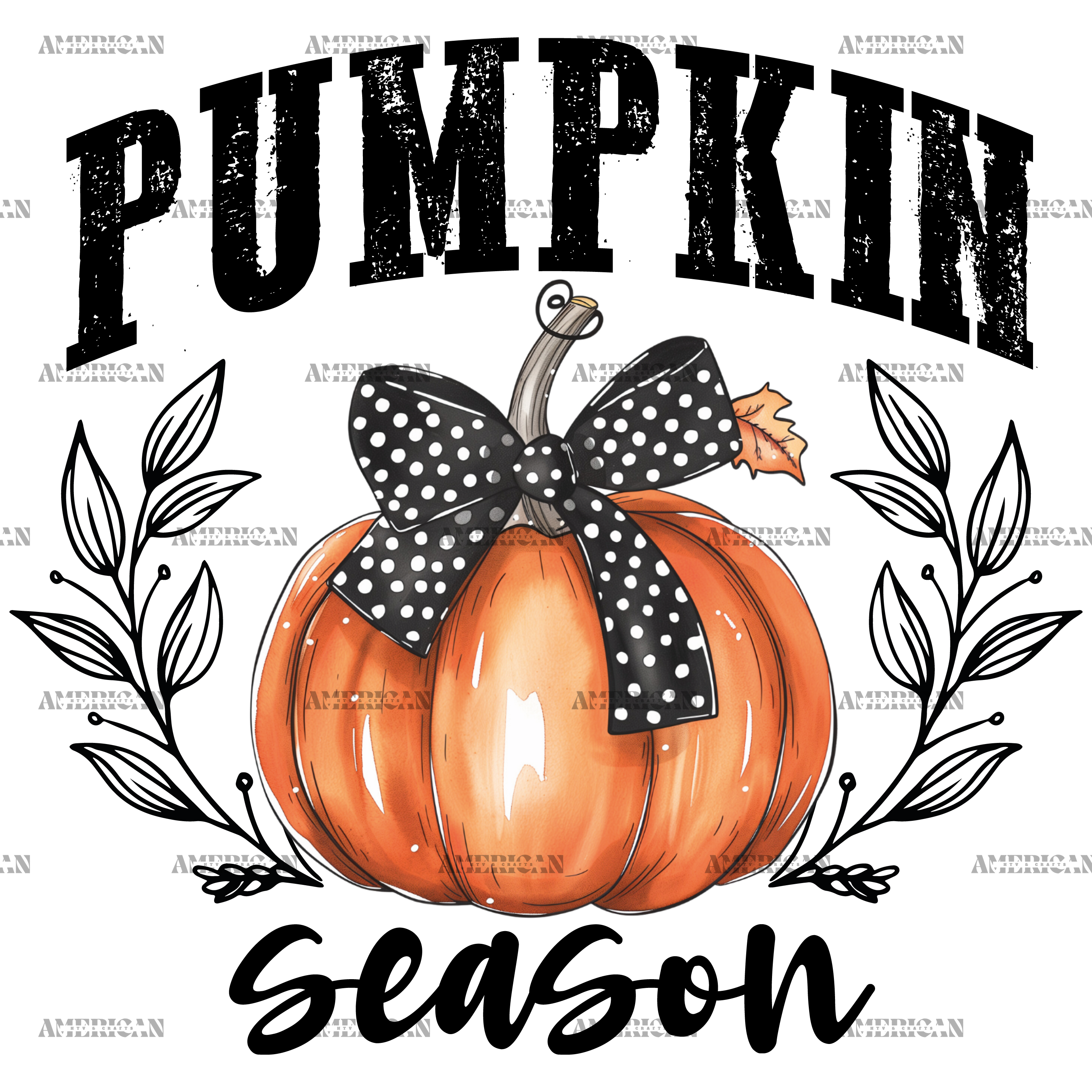 Pumpkin Season-5 DTF Transfer