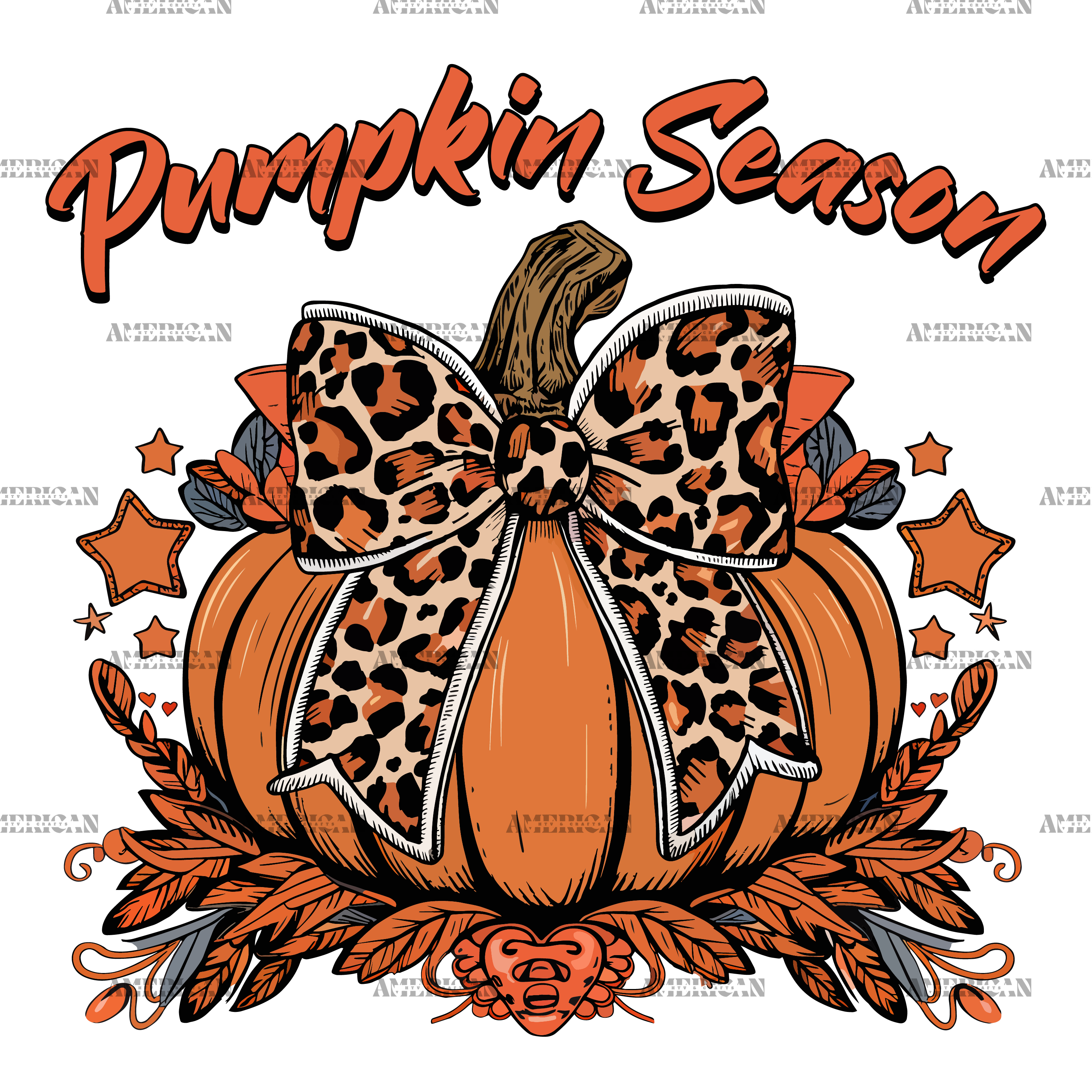 Pumpkin Season-6 DTF Transfer