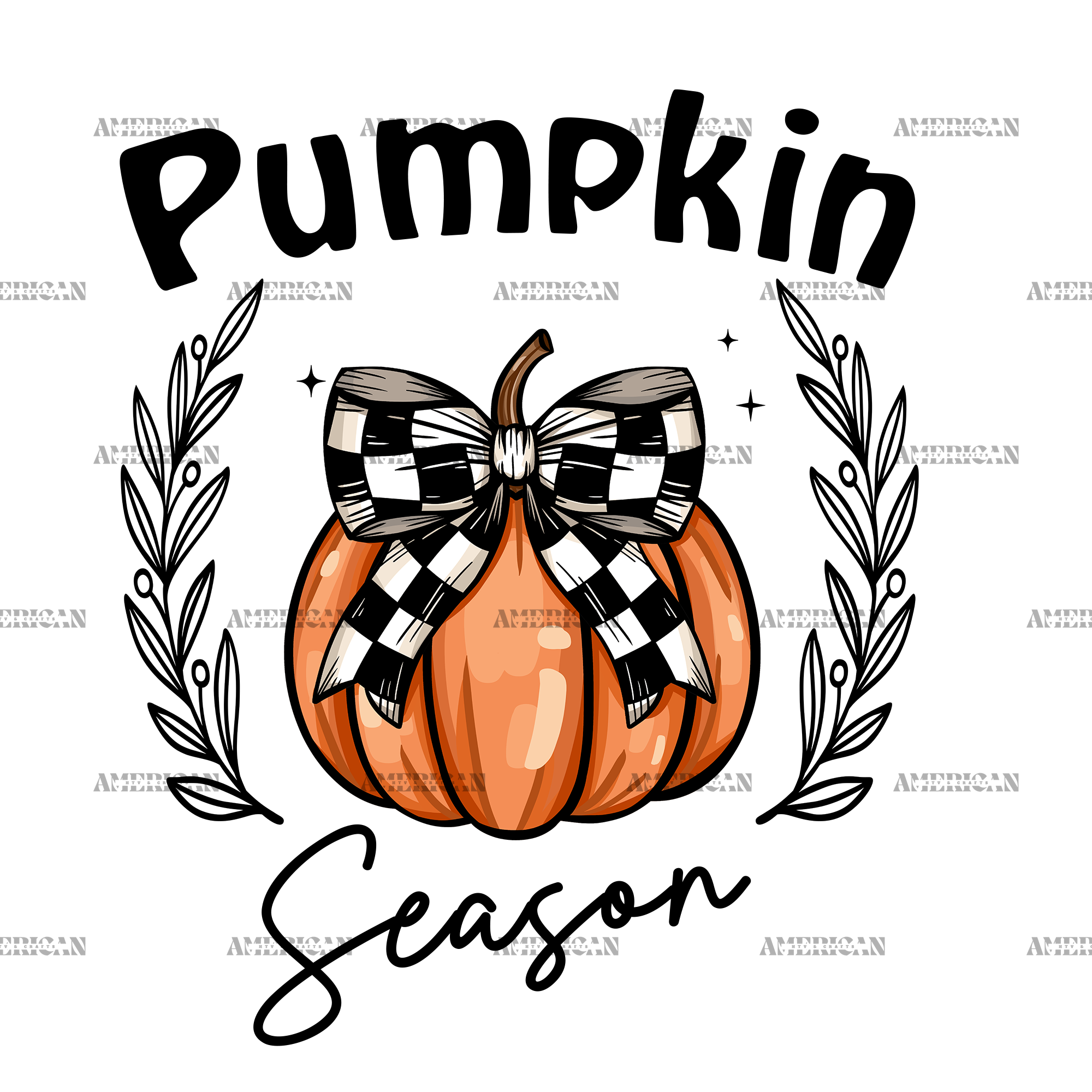 Pumpkin Season-8 DTF Transfer