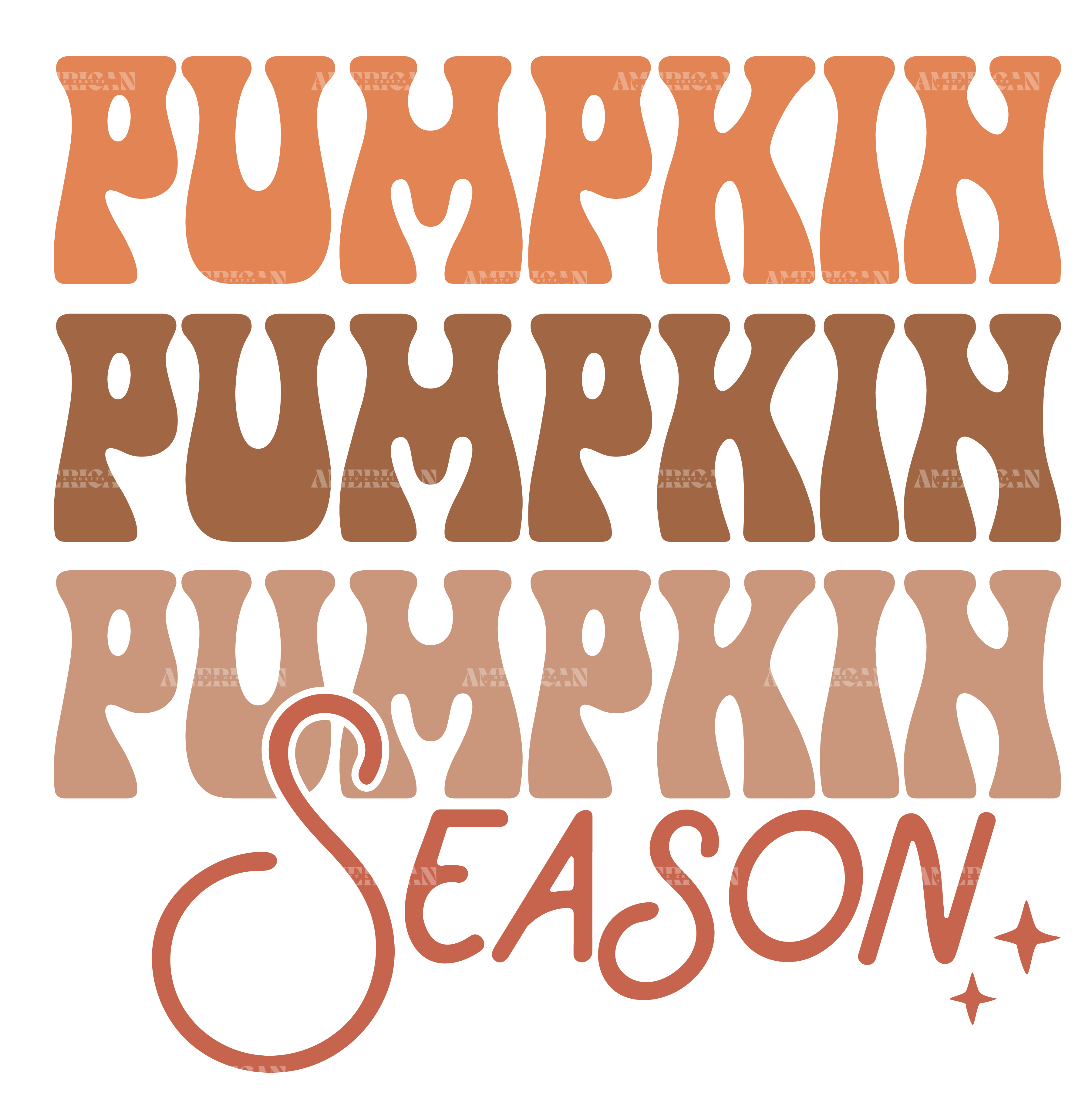 Pumpkin Season DTF Transfer