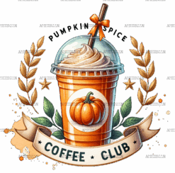 Pumpkin Spice Coffee Club-3 DTF Transfer