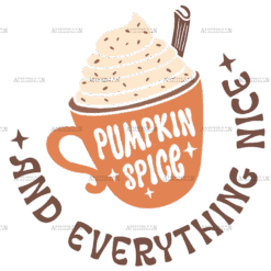 Pumpking Spice And Everything Nice DTF Transfer
