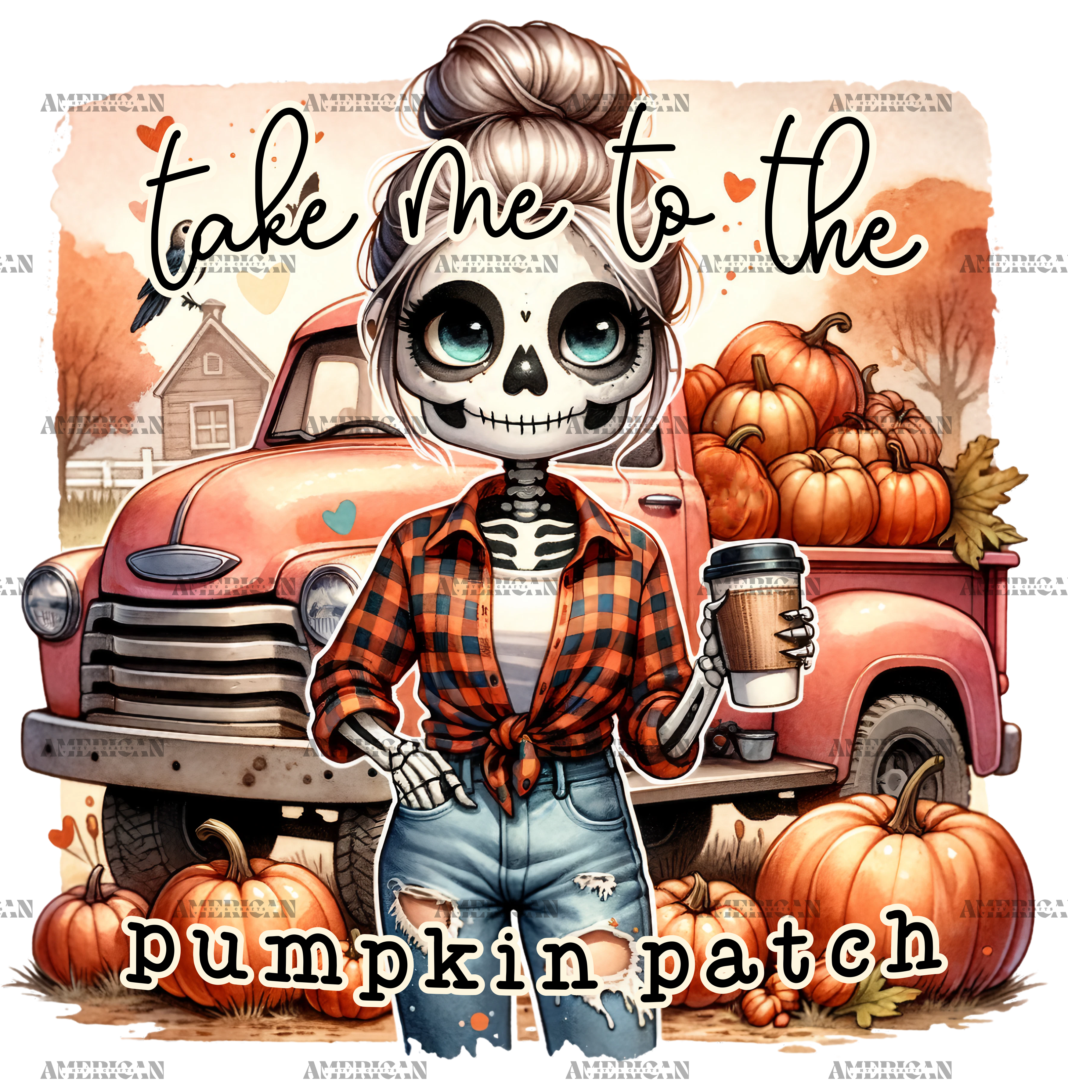 Take Me To The Pumpkin Patch-3 DTF Transfer