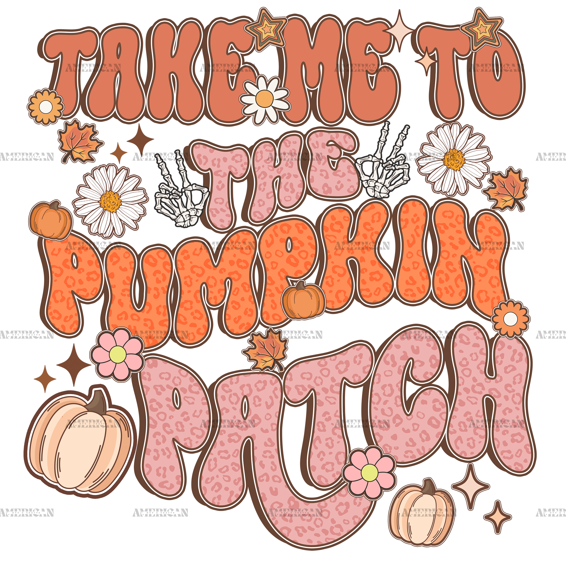 Take Me To The Pumpkin Patch DTF Transfer