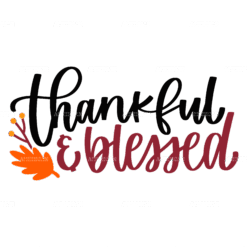 Thankful Blessed DTF Transfer